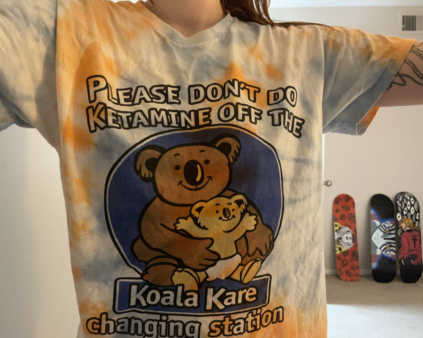 koala - Please Don'T Do Ketamine Off The Koala Kare changing station